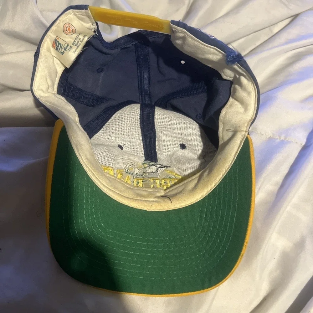 Vintage NCAA Notre Dame Fighting Irish Football The‎ Game Snapback Hat Cap OSFA